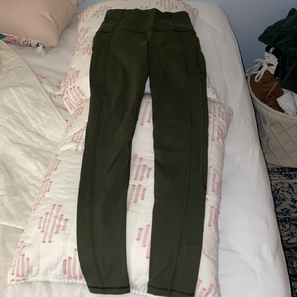 Victoria Secret Sport Forest Green high waisted leggings